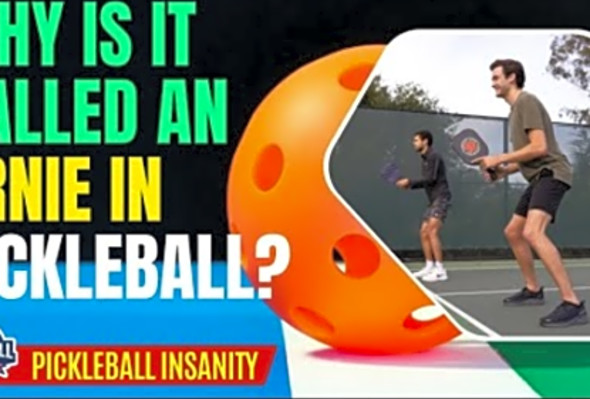 Why is it called an Ernie in pickleball - #PickleBall-shorts #ytshorts #youtubeshorts