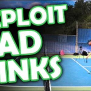 How to get the advantage in pickleball by exploiting bad dinks!