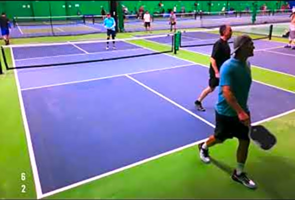 This is What Senior Pickleball 4.5 Men&#039;s Doubles Looks Like