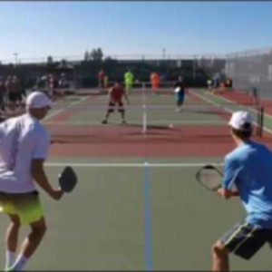 Tustin Winter Pickleball Classic 2017 MD Open Wong/Roditi VS Shomaker/Moore