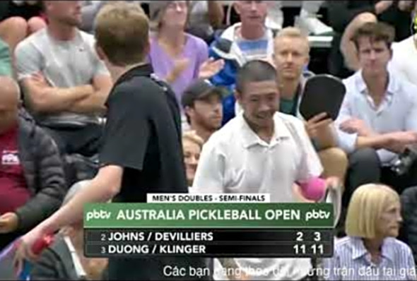 SF highlights : Quang Duong/Klinger vs Johns/Devilliers Proton Australia Pickleball Open 31.1.2025