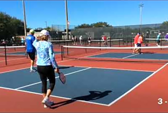 2020 East Naples Winter Pickleball Classic - Mixed Doubles 4.0, 65 - Winners Bracket - Round 2