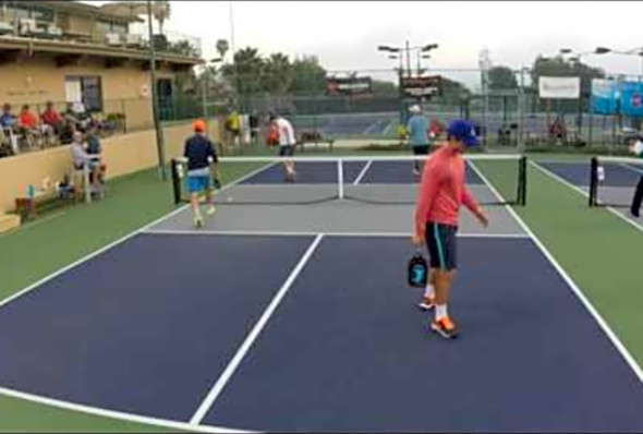 2017 Encinitas Pickleball Grand Prix Finale MD 5.0 Final Dawson/Lecours vs. Dawson/Bucher