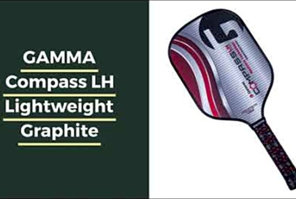GAMMA Compass LH Lightweight Graphite Pickleball Paddle