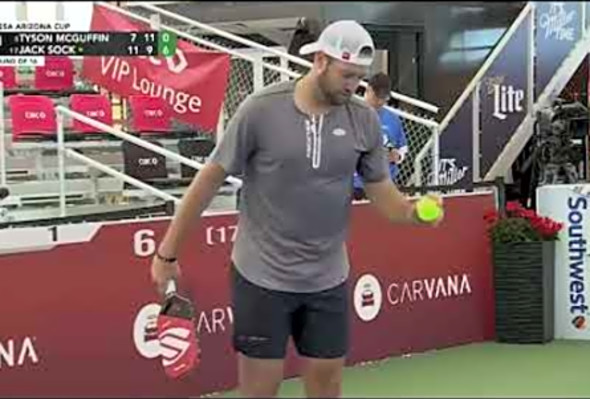 Jack Sock BEATS WORLD #3 Pickleball Player Tyson McGuffin! HIGHLIGHTS Mesa Arizona Cup 2024