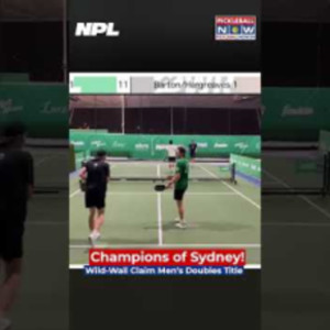 Champions! Sydney Glory for Wild &amp; Wall in Men&#039;s Doubles! #shorts #ytsho...