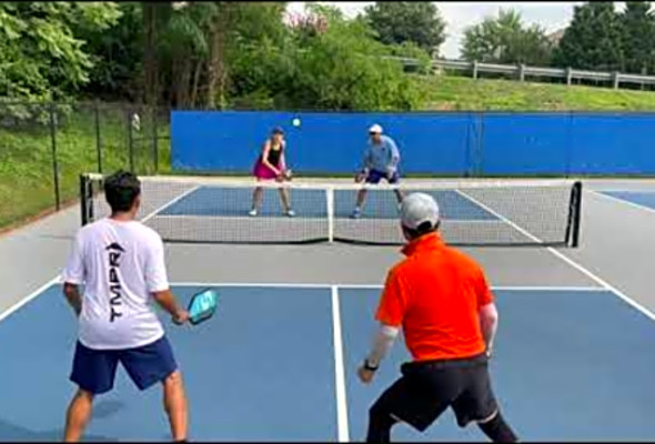 Pickleball Rec games at the Ferlazzo