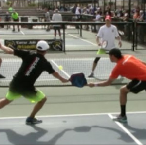 Nationals Pickleball-5.0 MD 1/8 Final Daniel Moore/Tyler Loong v Dave We...