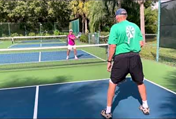 Pickleball: &quot;Staying on Line&quot;, Deb Harrison