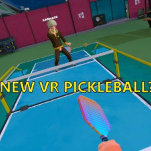 The best NEW VR Pickleball game - Racket Club Pickleball mode! Singles g...
