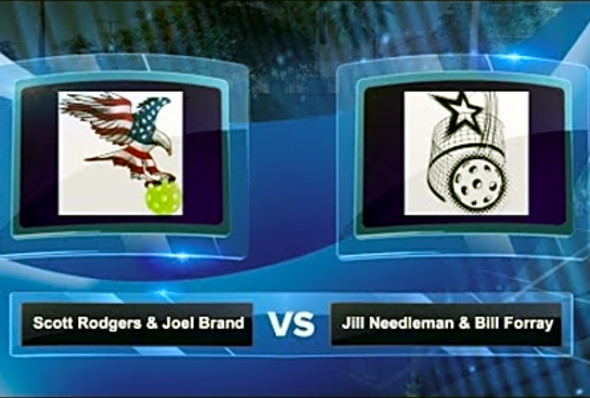 Pickleball Game - Scott &amp; Joel vs Jill &amp; Bill