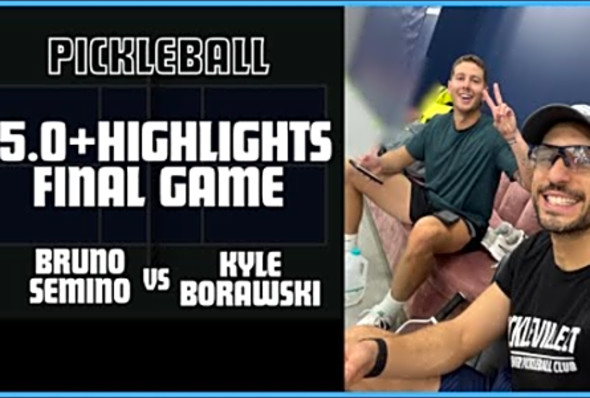 Pickleball Highlights: Bruno Semino vs Kyle Borawski - March 2025 - Final Game