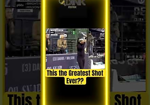 The Greatest Pickleball Shot Ever Witnessed! #PickleballLegend #EpicShot