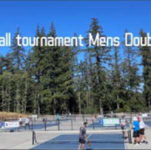 Pickleball Tournament Men&#039;s Double atSurrey Partial Raw Video