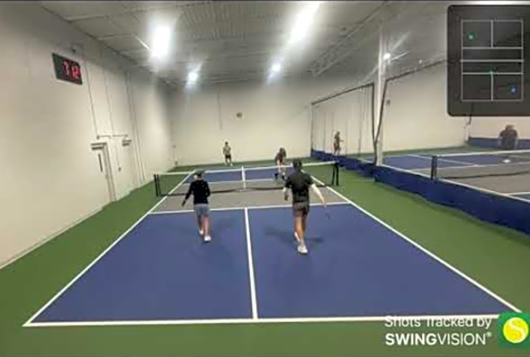 4.0 Pickleball League with SwingVision at BPC Norwell 2/19/25 - Match 1
