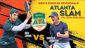 Ben Johns vs Hunter Johnson at Veolia Atlanta Pickleball Championships Semifinals Match Highlights