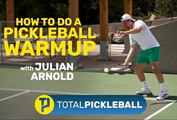 How to Do a Pickleball Warmup with Julian Arnold!