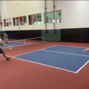 Pickleball Play with Pro with Pro David Seckel with Lisa Frumhoff, Charl...