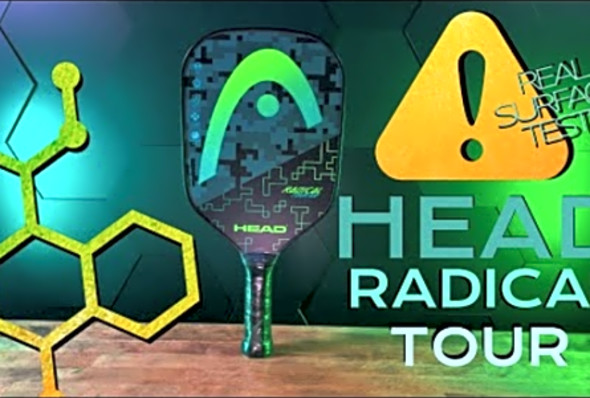 HEAD - Radical Tour GR (Pickleball Paddle) Real Surface Test