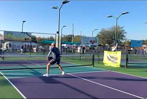 Jason Garriotte vs Isaac Hartmann - APP Pickleball Pro Singles - Pickleplex Punta Gorda - 1/10/2021