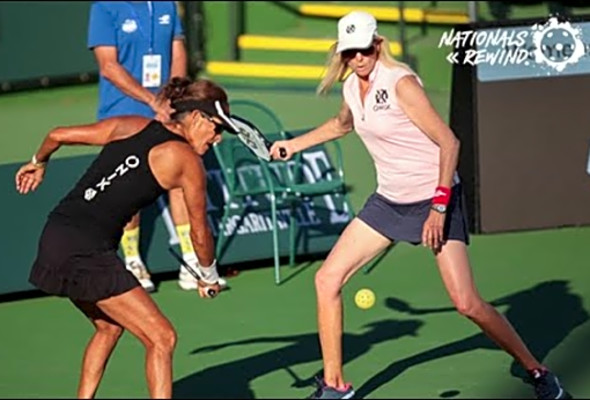 USA Pickleball Nationals: Naumu/Anderson vs. Barksdale/Williams 2019 Women&#039;s Doubles Senior Pro Gold