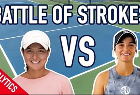 Battle of Strokes - Catherine Parenteau VS Anna Bright at Vulcan Indoor Pickleball Championship