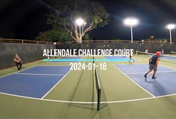 Bad Pickleball Allendale Challenge Court Takeover 2024-01-16