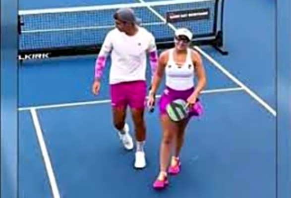 pickleball pair match #tennis #foryou #sports #pickleball #highlight #badmintonlovers #highlights