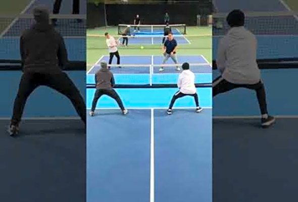 Many times the wrong kind of attack loses #pickleball