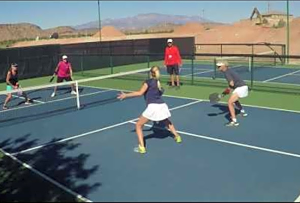 Dhp pickleball- Huntsman 4.5 WD Bronze Medal Match Part 1