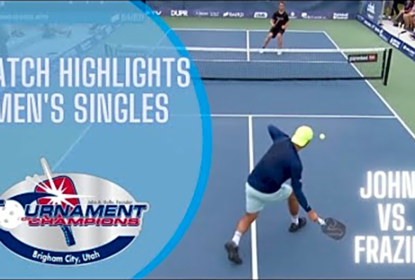 Ben Johns vs. Dylan Frazier - 2022 Tournament of Champions - Men&#039;s Singles GOLD Match Highlights