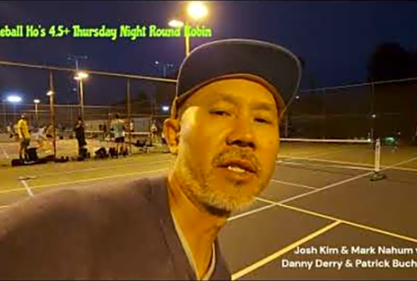 June 13th Final Match Pickleball Ho&#039;s 4 5 Thursday Night Round Robin