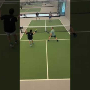 Finding the angle on the volley! #pickleball #sports #highlights #50subs...