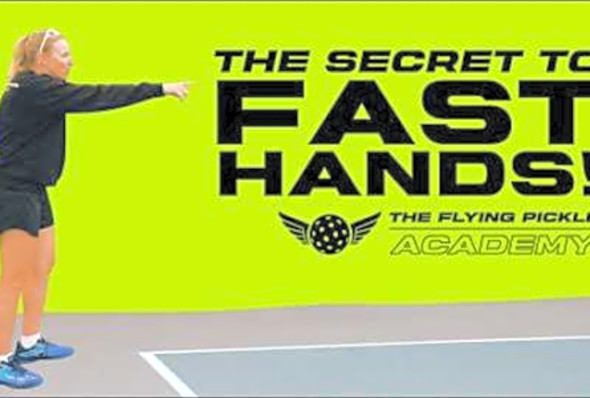 Coached by a Pro: The Secret to Fast Hands in Pickleball
