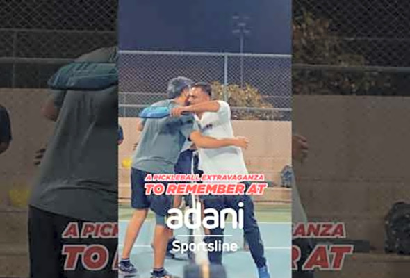Pickleball Smash at the Adani Sportsline Academy!