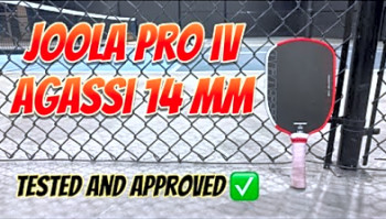 JOOLA PRO IV AGASSI 14mm - Paddle Review