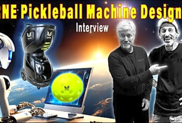 ERNE Pickleball Machine Engineer reviews Trainer Coach Capabilities, Discount Code $100 RUSTYERNE