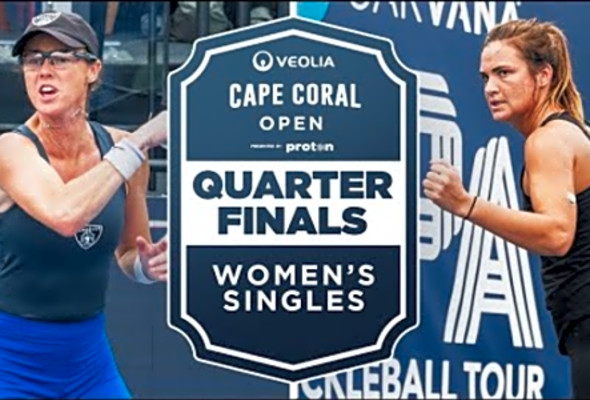 Kaitlyn Christian v Lea Jansen at the Veolia Cape Coral Open