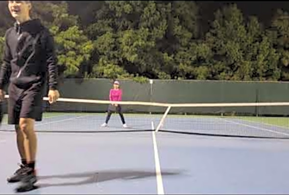 Lily vs Glenn Skinny Singles Oct 28th Pickleball match play