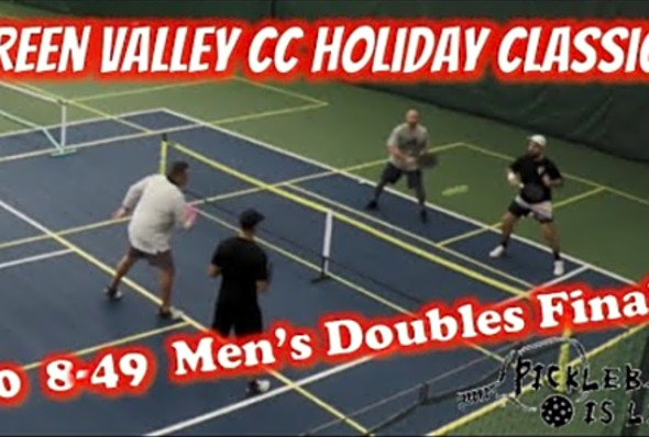 Bobby Keith &amp; Shawn Drenning v. Dean Tridente &amp; Dan Wach - 4.0 8-49 Men&#039;s Doubles 2021 GVCC Holiday