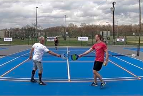 2018 1st annual Bob Libby Invitational Pickleball tournament Game 5