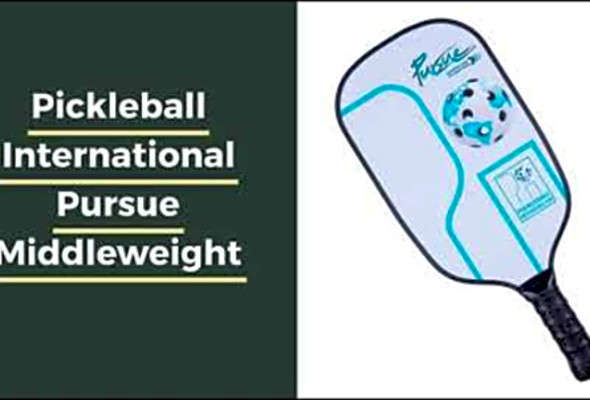 Pickleball International Pursue Middleweight Graphite Pickleball Paddle