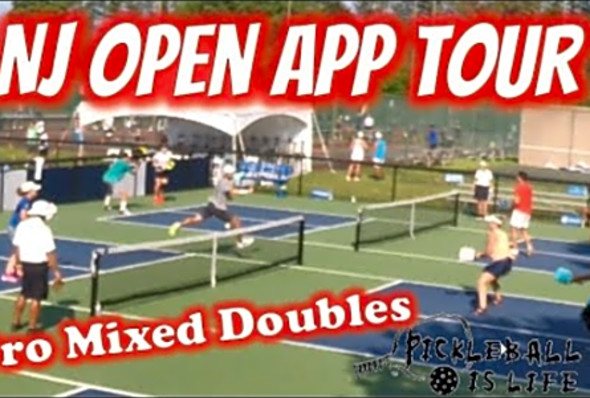 Zane Navratil &amp; Michelle Esquivel v. Shannon Moore &amp; Jim Dobran - NJ Open Pro Mixed Doubles