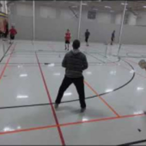 Week 5 Game 1 2017 Winter Pickleball Ladder League
