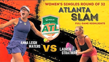 Anna Leigh Waters vs Lauren Stratman at Veolia Atlanta Pickleball Championships Match Highlights