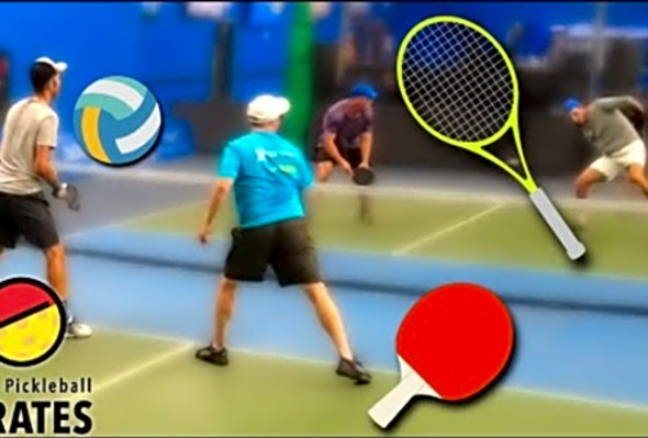 Table tennis and Volleyball vs Tennis in Pickleball