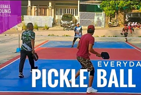 PICKLEBALL Bandung Game - Rukman/Bastian vs Deded/Ery - Pickleball Indonesia