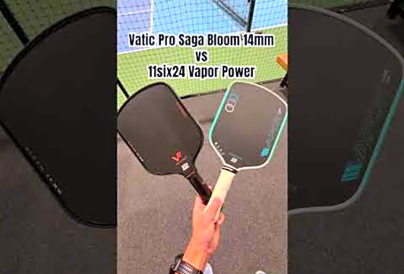 New Paddle Day Comparisons! Saga Bloom 14mm #pickleball
