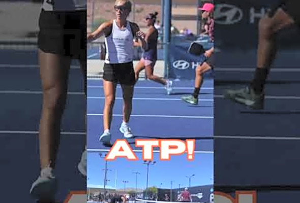 Allyce Jones Pickleball rocking an ATP at the PPA Tour Vegas Championships! #atp #pickleroll