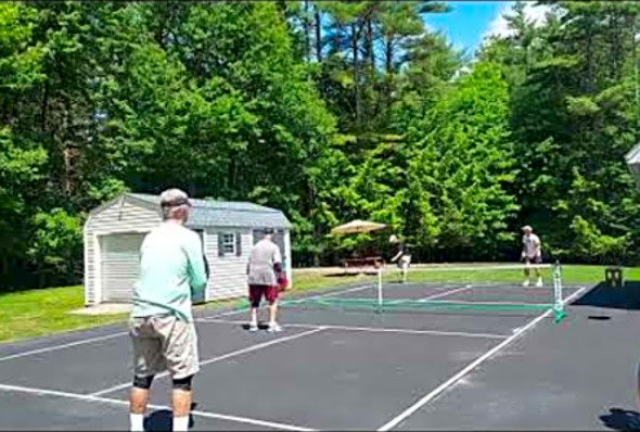 Pickleball - Entertaining 3.5-ish Senior Men&#039;s Doubles Match